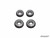 Polaris General A-Arm Bushings - 4 Seat - SuperATV Arms - 2017+ - Style B