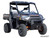 Polaris Ranger Kinetic Half Windshield - Scratch Resistant Polycarbonate - Clear