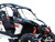 Can-Am Maverick Half Windshield - Scratch Resistant Polycarbonate - Clear