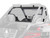 Polaris RZR PRO XP Rear Windshield - 2 Seat with Rockford Fosgate Audio - 2020-2024 - Standard Polycarbonate - Light Tint -