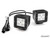Gravely Rear-Facing LED Cube Lights - 3x3" Lights - 2 Pin Wiring Harness
