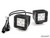Bobcat Rear-Facing LED Cube Lights - 3x3" Lights - 2 Pin Wiring Harness