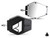 Assault Industries Aviator UTV Side Mirrors - 2 inch