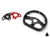 Assault Industries Universal Ballistic D V2 UTV Steering Wheel - Red