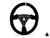 Assault Industries Universal Navigator Suede UTV Steering Wheel - Raw Material