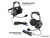Rugged Radios ULTIMATE Alpha Audio Stereo Headset with Volume Control (OTH and BTH) - Over the Head