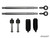Polaris RZR XP 1000 Heavy-Duty Swaged Tie Rod Kit - Standard - 2019-2023