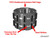 Polaris Ranger Sprague Carrier (with Rollers) - 3235261 - Heavy Duty Aluminum
