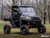 Polaris Ranger XP 1000 Flip Down Windshield - Scratch Resistant Polycarbonate - Clear