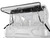 Yamaha Wolverine RMAX4 1000 Rear Flip Windshield - Standard Polycarbonate - Light Tint
