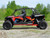 Polaris RZR XP 4 1000 Rock Sliding Nerf Bars - Red
