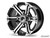 Standard XT Warrior Tires 30x10x14 on 14x7 Bandit H-Series Machined Finish Wheels 4/156 Pattern -