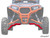 Polaris RZR XP Turbo High-Clearance A-Arms - Adjustable - Lower - Heavy-Duty 4340 Chromoly Steel - Red