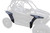 Polaris RZR S 1000 Fender Flares - Front & Rear