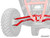 Polaris RZR XP Turbo High Clearance Boxed Radius Arms - Red