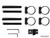 RGB LED Whip Lights - 5 Foot - 1.75 inches Vertical Brackets