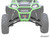 Polaris RZR XP 900 High Clearance 1.5" Forward Offset A-Arms - Standard Duty Ball Joints - Black