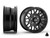 Sticky XT Warrior Tires 35x10x15 on 15x7 Assault Industries Hellfire Satin Black Wheels 5/4.5 Pattern -