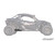 Can-Am Maverick X3 64" High Clearance Rear Trailing Arms - Black