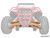 Polaris RZR Trail S 900 High Clearance 1.5" Forward Offset A-Arms - Heavy-Duty 4340 Chromoly Steel - Orange
