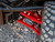Honda Pioneer 1000 Atlas Pro 1.5" Forward Offset A-Arms - 2016-2021 - Heavy-Duty 4340 Chromoly Steel - Red -