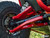 Polaris RZR XP Turbo High Clearance Boxed A-Arms - Super Duty 300M Ball Joints - Red