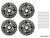 Polaris Portal Gear Lift Conversion Kit - Gen 1 To Gen 2 - General - 4 inch - PGH-1-44-002 -
