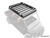 Can-Am Defender MAX HD11 Outfitter Roof Rack - 4 Cube Lights - 30 inch Straight LED Light Bar