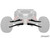 Can-Am Maverick X3 Sidewinder A-Arms 1.5" Forward Offset - 72 inch Wide - Keller Ball Joints - Black -