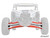 Can-Am Maverick X3 Long Travel Kit - Atlas Pro - Non Smart-Lok - Keller Ball Joints - Can-Am Red