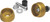 Kuryakyn Lodestar Axle Sliders Gold 3801
