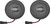 Kuryakyn Orbit 4-1/2in Passing Lamps Black 2474