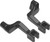 Kuryakyn Passenger Peg Mounts Indian Models Gloss Black 5830