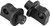 Kuryakyn Splined Peg Adapter Satin Black 8898
