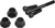 Kuryakyn Windshield Screws 14-Up FL Touring Models Black 5720