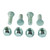 QuadBoss 04-13 Yamaha YFM125 Grizzly Front Wheel Stud & Nut Kit 608239