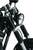 Bikers Choice 39MM Black Short Fork Boots Extended 5in / Collapsed 2.25in (Pair) 666765