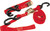 BikeMaster Tiedown Integrated Softhook - Red 100513