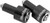 BikeMaster Anodized Aluminum Barend Pair - Black 152127