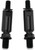 Kuryakyn Raised Mirror Mount Adapters Gloss Black 1892