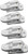 Answer AR1 Boot Buckle Kit - White 445217