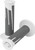 ProTaper Full Diamond Clamp-On Grips - White/Dark Gray 21690