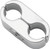 BikeMaster 2 Lines Cable Clamp - Silver 152467