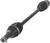 QuadBoss 2010 Polaris Ranger 500 4x4 EFI Front Left Side Rugged Axle 609191