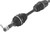 QuadBoss 98-01 Honda TRX450ES FourTrax Foreman 4x4 ES Front Left Side Rugged Axle 609147