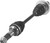 QuadBoss 03-08 Yamaha YFM660 Grizzly 4x4 Rear Right Replacement Axle 609475