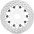 Twin Power 08-Up FLH FLT Rear 11.8in Floating Rotor Mesh Silver 666828