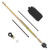 QuadBoss 12-14 Polaris RZR XP 4 900 Steering Rack Tie Rod Assembly Kit - Left Inner & Outer 411151