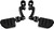 Kuryakyn Longhorn Trident Dually Offset Highway Pegs 1-1/4 in Clamp Black 7599