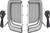 Kuryakyn Tracer Lower Fairing Grill Chrome 5063